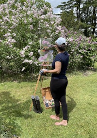 Diana K. Gibson Plein air painting 