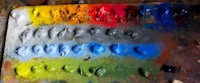 The DuMond landscape colors on Diana K. Gibson’s palette.